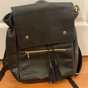 Black Insulated Cooler Backpack